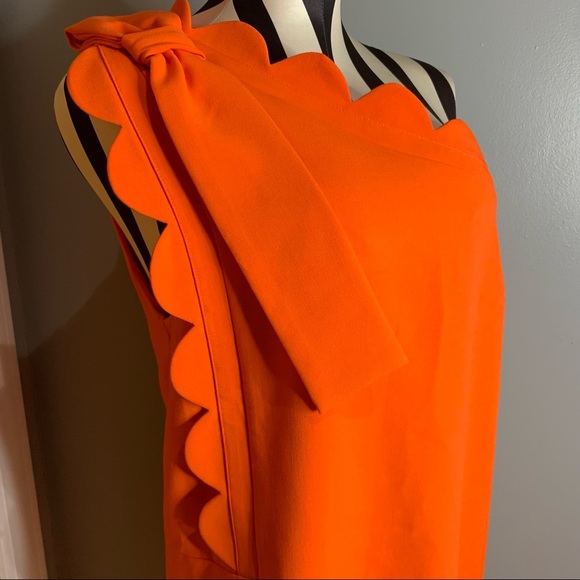 Victoria Beckham for Target  One Shoulder Dress Women orange M - Picture 4 of 13